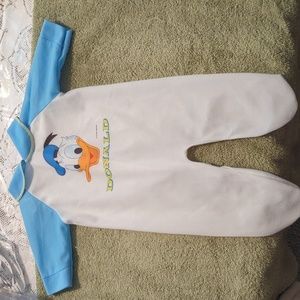 Vintage lullaby land Donald duck sleeper size small